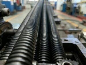 Precision Trapezoidal Lead Screw with C7 Accuracy Close-up View